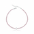 Pulseira de Prata Cristal e Bolinha 18cm