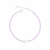Pulseira de Prata Cristal Rosa c/ Estrela Madrepérola 18cm