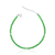 Pulseira de Prata Cristal Verde Claro 21cm