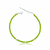 Pulseira de Prata Cristal Verde Claro com Bolinhas 18cm