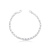 Pulseira de Prata Elo Pipoca (3mm) 18cm