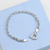 Pulseira de Prata Elo Português Oco (5mm) 18cm