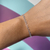 Pulseira de Prata Elo Redondo 18cm: Sofisticação e Brilho