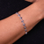 Pulseira de Prata Envelhecida Cauda de Sereia 16cm - comprar online