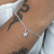 Pulseira De Prata Estrela Grumet 18cm: Conexão Celestial com Estilo