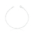 Pulseira de Prata Fio Achatado Torcido 18cm: Elegância Minimalista