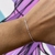Pulseira de Prata Fio Achatado Torcido 18cm: Elegância Minimalista