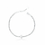 Pulseira de Prata Gota Riviera 18cm: Elegante e Sofisticada