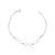 Pulseira de Prata Infinito 18cm
