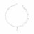 Pulseira de Prata Lua Elo Cartier Duo 20cm