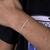 Pulseira de Prata Masculina Elo Cartier 20cm: Design Clássico
