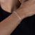 Pulseira de Prata Masculina Elo Cartier 19cm - For Men
