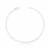 Pulseira de Prata Masculina Elo Grumet Longo (3mm) 21cm