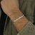 Pulseira Prata Masculino 21cm Elo Grumet 6 MM - For Men