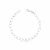 Pulseira de Prata 925 Elo Oval 18cm