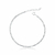 Pulseira de Prata Riviera Zircônia Branca 21cm