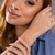 Pulseira de Prata Riviera com Elo Cartier 21cm