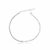 Pulseira de Prata Riviera com Pérola 18cm