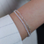 Pulseira de Prata Riviera e Elo Cartier 18cm