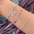 Pulseira de Prata Singapura Fina 18cm