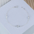 Pulseira de Prata Três Zircônias Brancas 19cm