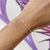 Pulseira de Prata Veneziana Lisa 18cm