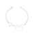 Pulseira de Prata 925 Diamantes 18cm