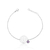 Pulseira de Prata Elemento Gêmeos 18cm: Estilo Astral e Elegância