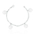 Pulseira de Prata Elo Americana Árvore da Vida 18cm