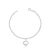Pulseira de Prata Elos Concha 19cm