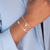 Pulseira de Prata Elos Estrela: Brilho Celestial