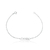 Pulseira de Prata Plaquinha Amor 18cm
