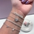 Pulseira de Prata Plaquinha da Felicidade II 17cm