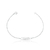 Pulseira de Prata Plaquinha Ranço 18cm