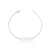Pulseira de Prata Plaquinha Saúde 18cm - comprar online