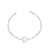 Pulseira de Prata Espirito Santo 18cm
