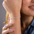 Pulseira de Prata Riviera 18cm