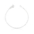 Pulseira de Prata Elo Cartier 19cm: Unissex para Estilo Moderno