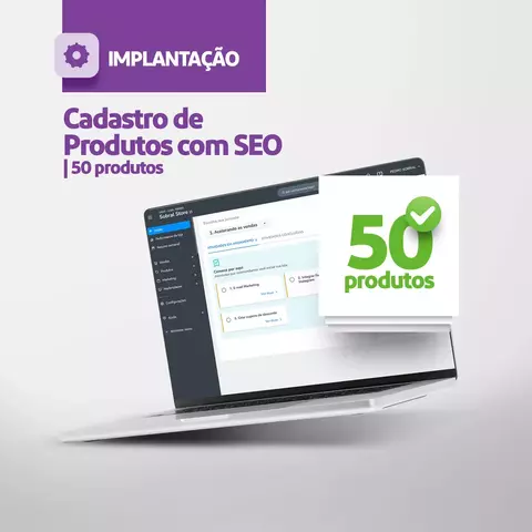 Cadastro de até 50 Produtos com SEO