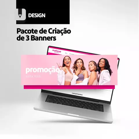 Criação de até 3 banners para Vitrine da Loja