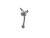 PIERCING BANANA BARBELL MARIPOSA CON STRASS