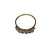 Anillo Oro 14kts con cubic blanco - comprar online