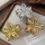 Broche Flor Metalizado
