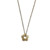 Conjunto cadena con dije Flor - Acero Dorado