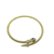 Chocker Semirígido Snake Dorado - Fantasía