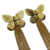 Aros Mariposa Chain - Laminado en Oro (Importado) - comprar online