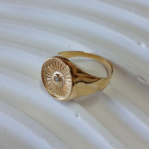 Anillo talle 20 - Oro 14 Kts AN1722R