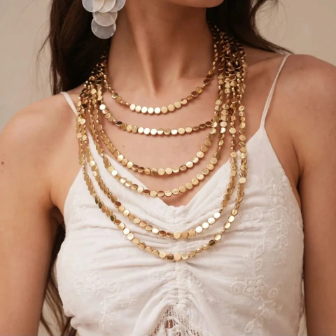 Collar Multicapas Escalonadas Fantasía - 5523