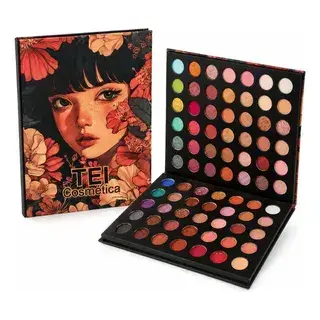 Paleta de sombras 70 colores TEI