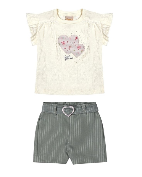 CONJUNTO FEMININO MALHA PARIS/MOLETINHO SAFIRA